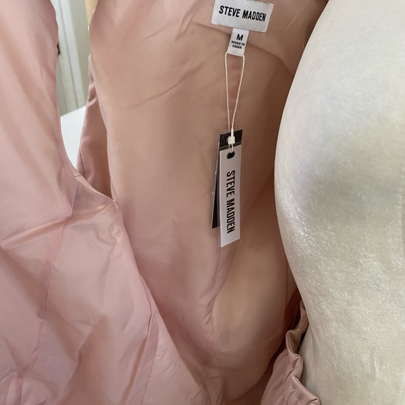 STEVE MADE WOMEN’S  FAUX LEATHER VEST AND SHORT PANTS SIZE M COLOR SEPIA ROSE - Picture 8 of 16